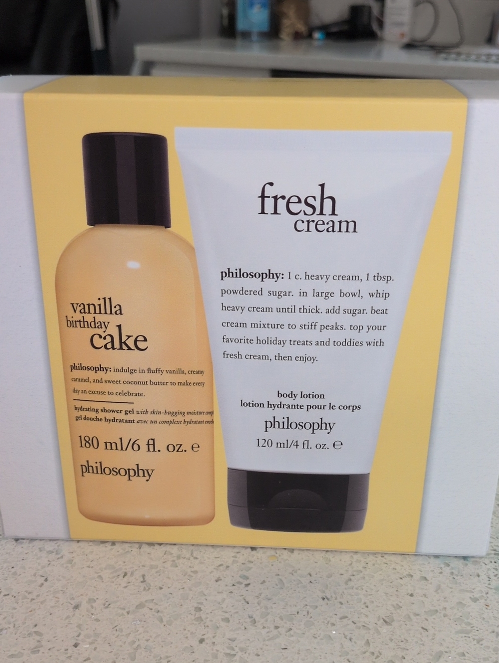 philosophy Fresh Cream & Vanilla Birthday Cake Body Lotion Duo —